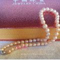 9-10mm Round Pink Pearl Necklace